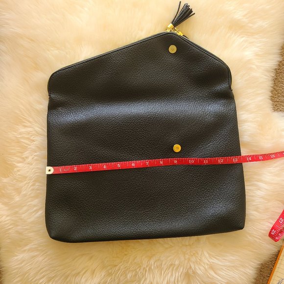 OKPTA 1519426 Leather Zippered Clutch - Picture 4 of 9